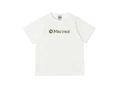 Marmot Kids Camo-Logo T-Shirts "White"