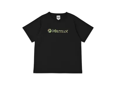 Marmot Kids Camo-Logo T-Shirts "Black"