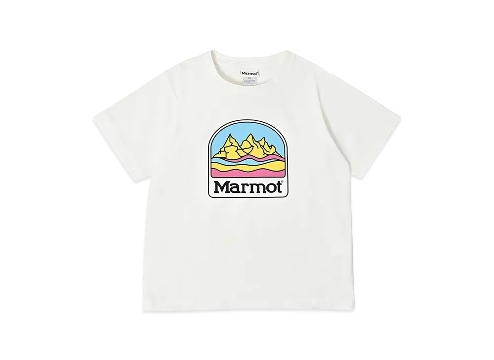Marmot Kids Burger T-Shirts "White"