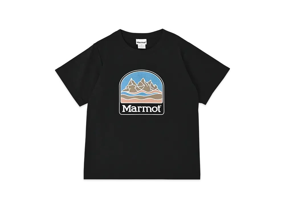 Marmot Kids Burger T-Shirts "Black"