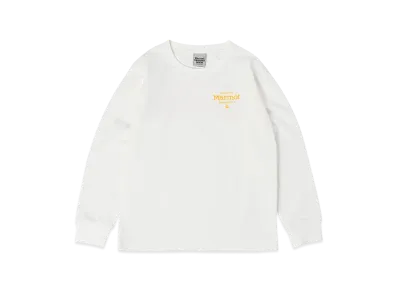 Marmot Kids Gifted L/S T-Shirts "White"