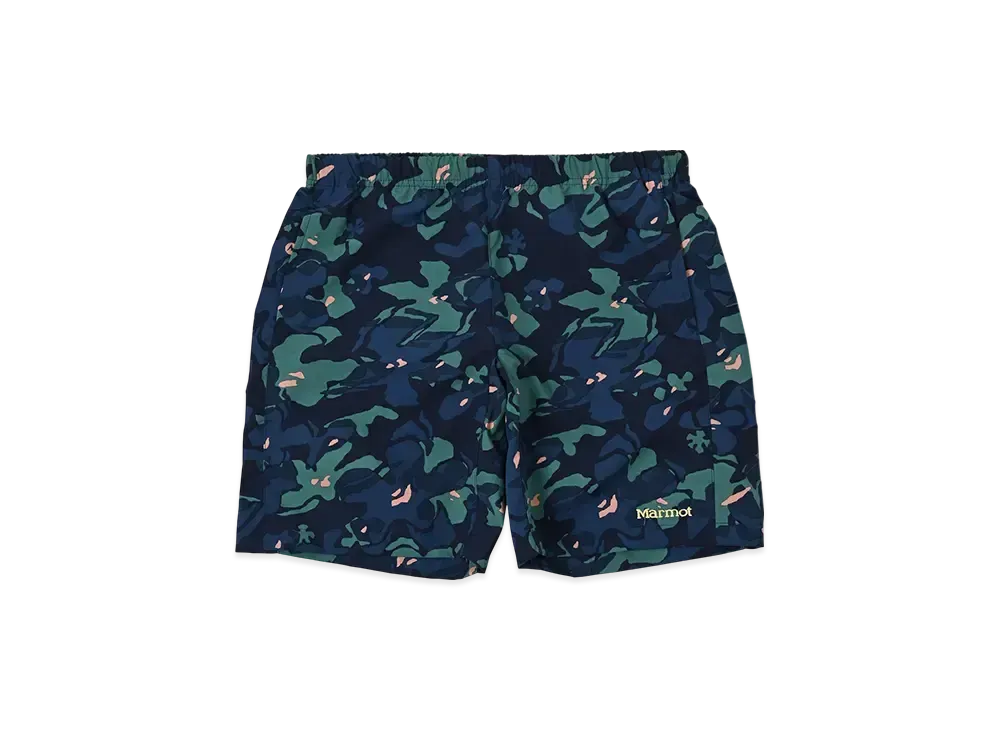 Marmot Kids Relied Shorts "Navy Flower"