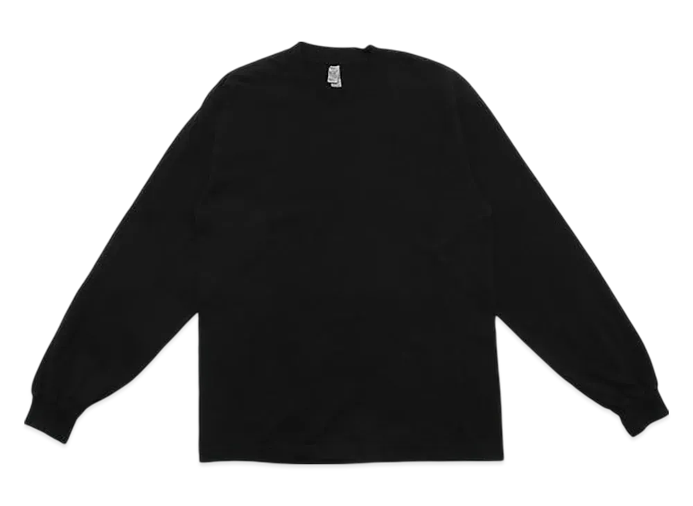 Los Angeles Apparel 6.5 OZ L/S Garment Dye T-Shirt "Black"