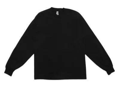 Los Angeles Apparel 6.5 OZ L/S Garment Dye T-Shirt "Black"