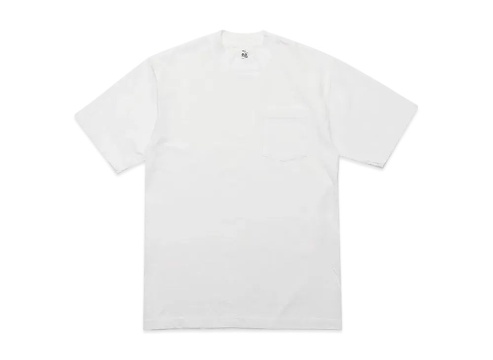 Los Angeles Apparel 6.5 OZ Garment Dye Pocket T-Shirt "White"