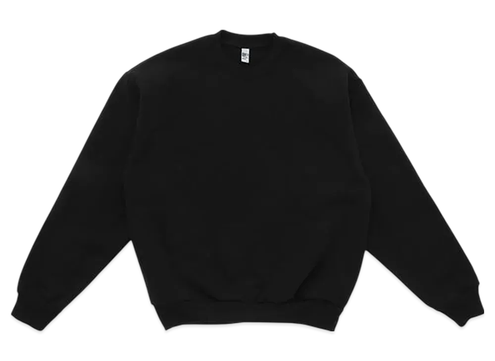Los Angeles Apparel 14 OZ Heavy Fleece Crewneck Pullover "Black"