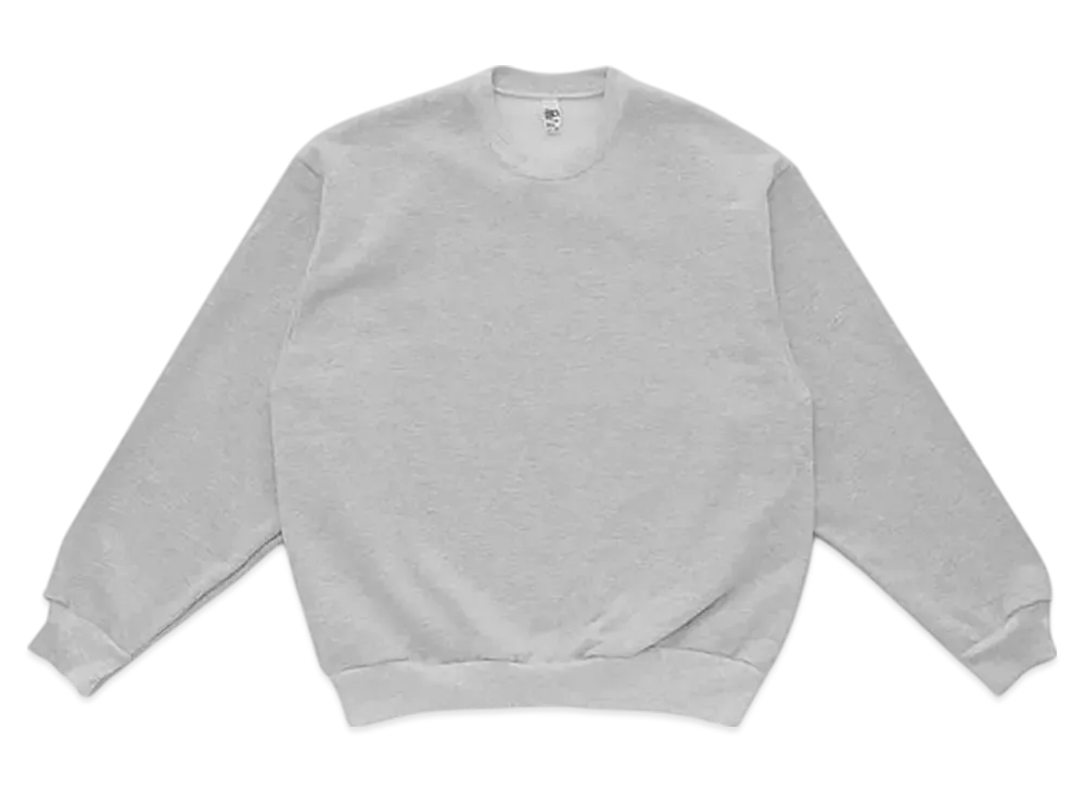 Los Angeles Apparel 14 OZ Heavy Fleece Crewneck Pullover "Ash Gray"