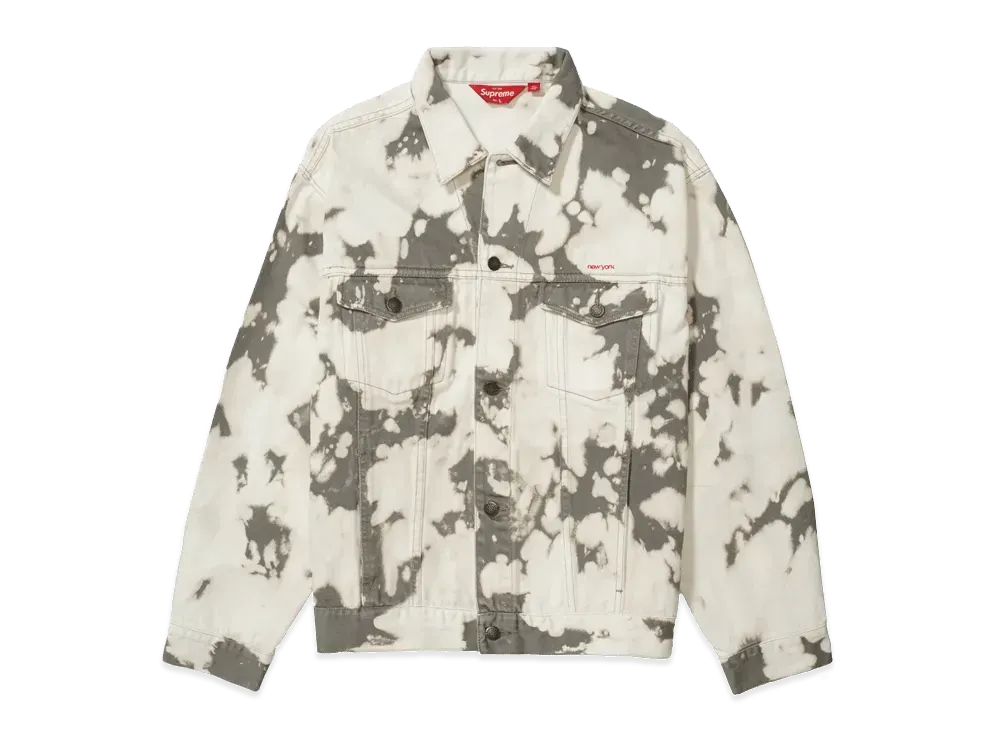 Supreme Denim Trucker Jacket "Bleached" (25SS)