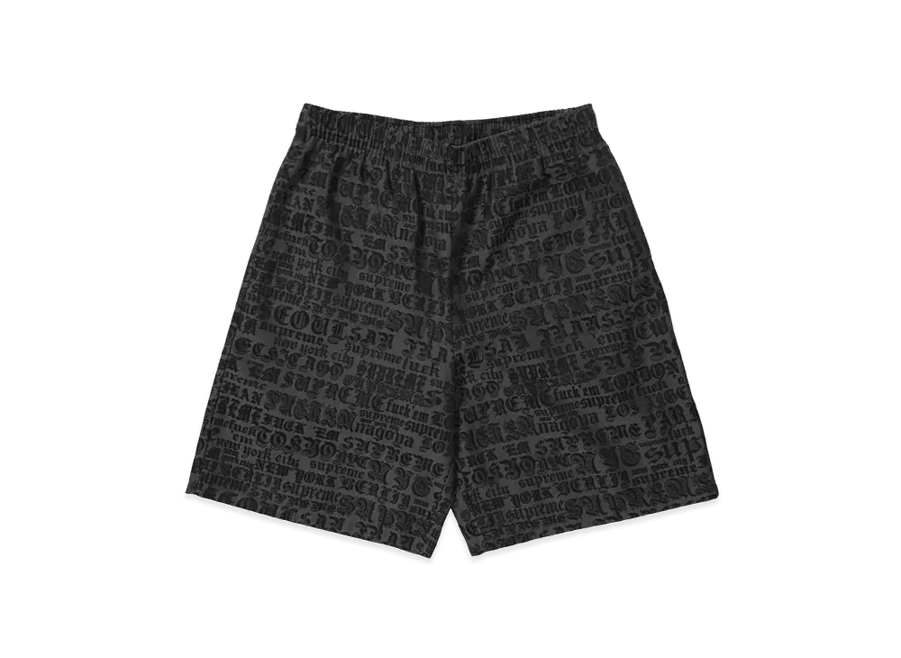 Supreme Cities Jacquard Short "Black"