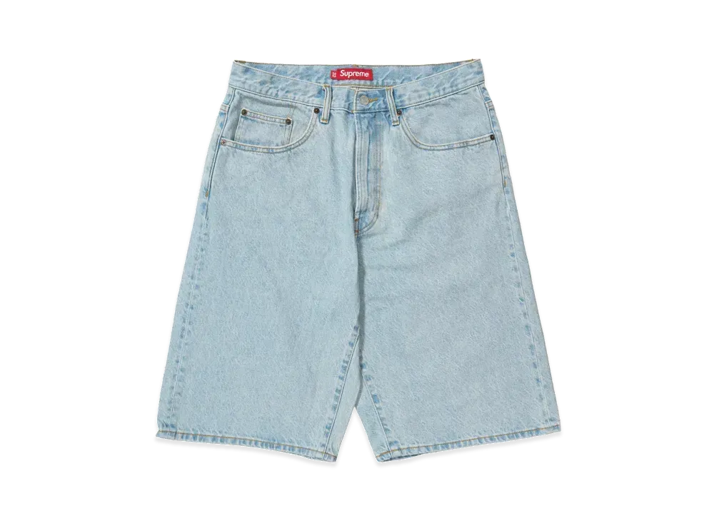 Supreme Baggy Denim Short "Light Washed Indigo"