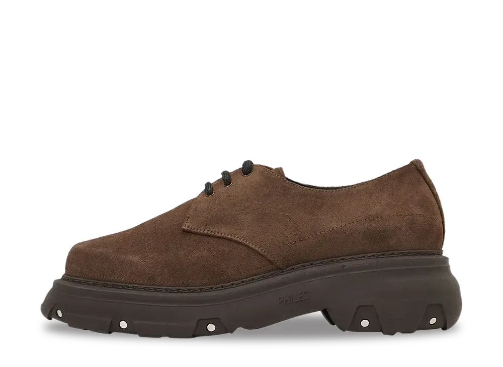 PHILEO DERBY SUEDE "CHOCOLATE"