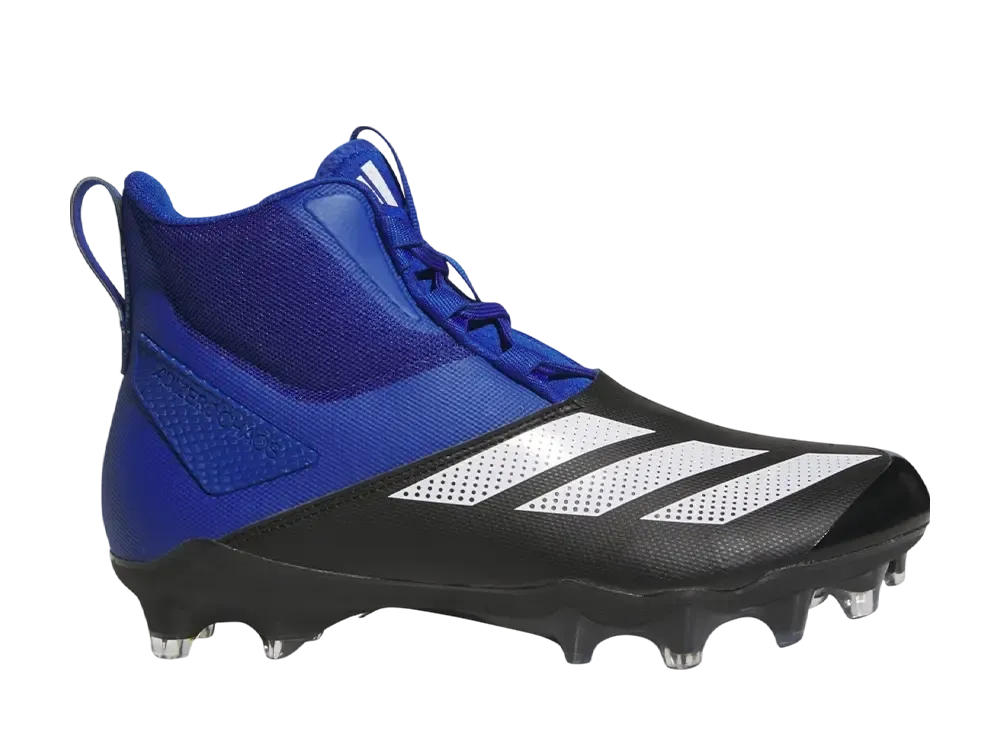 アディダス アディゼロ カオス アメリカンフットボール ラインマン スパイク "ロイヤルブルー/クラウドホワイト/コアブラック"