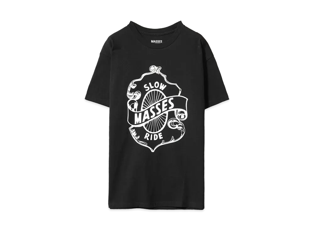 MASSES T-SHIRT SLOW RIDE "BLACK"
