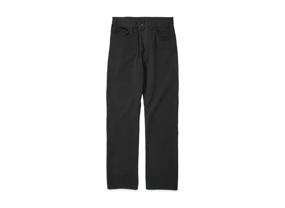 MASSES 5P PANTS TWILL WASH "BLACK"