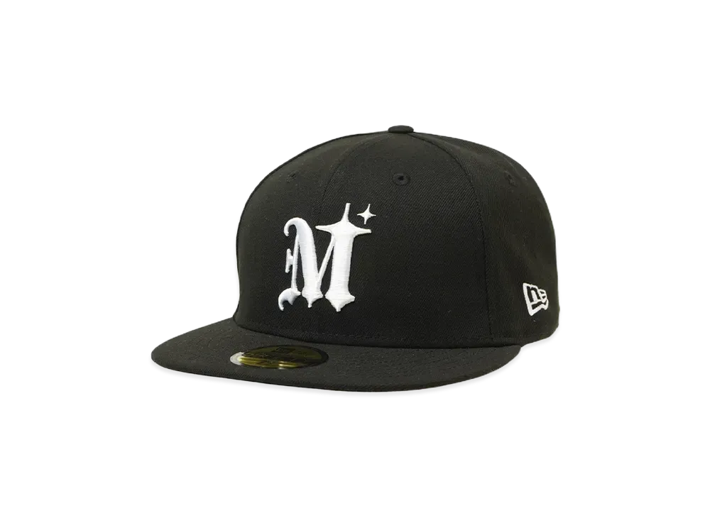 NEWERA x MLVINCE 59FIFTY AUTHENTIC LOGO CAP "BLACK"