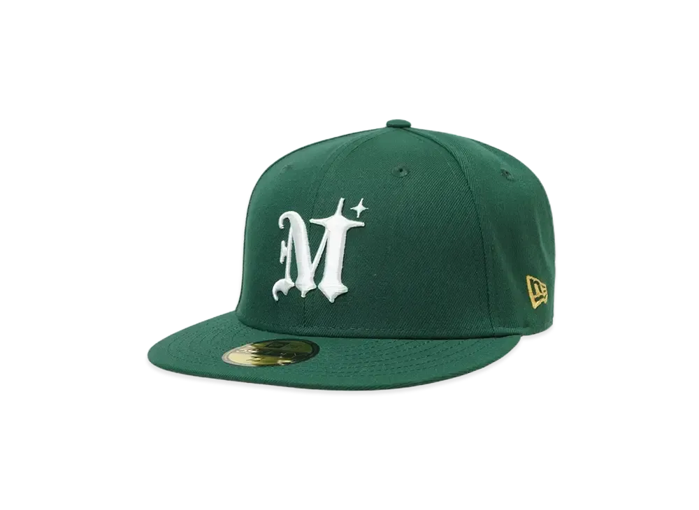 NEWERA x MLVINCE 59FIFTY AUTHENTIC LOGO CAP "GREEN"