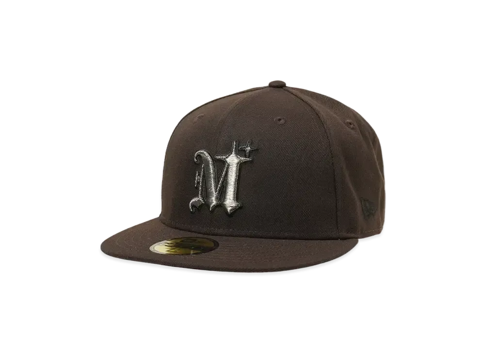 NEWERA x MLVINCE 59FIFTY AUTHENTIC LOGO CAP "STONE"