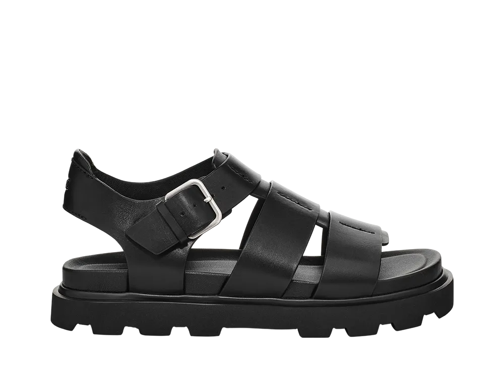 アグ ウィメンズ キャピテル ストラップ サンダル "ブラック"