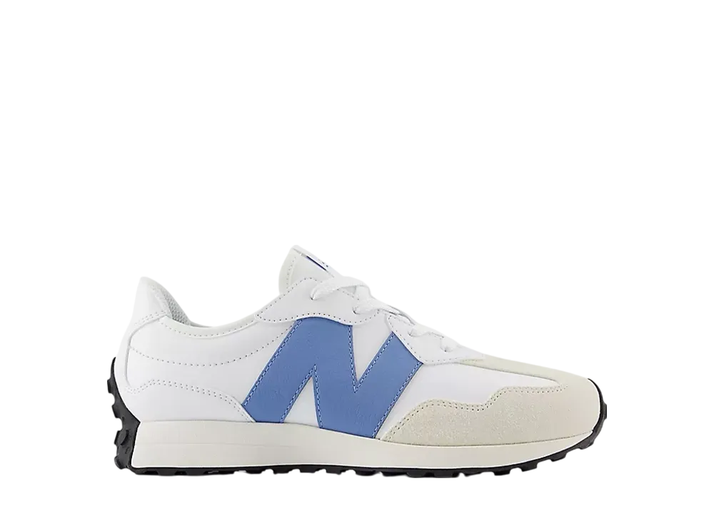 ニューバランス GS 327 "ホワイト/ブルーラグーナ" (キッズ)