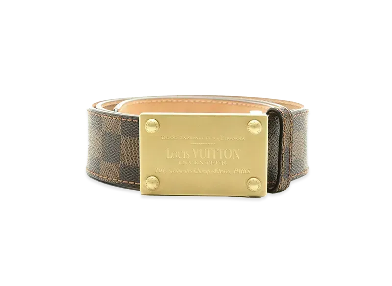 Louis Vuitton Damier Ceinture Inventeur 40MM Damier Ebene