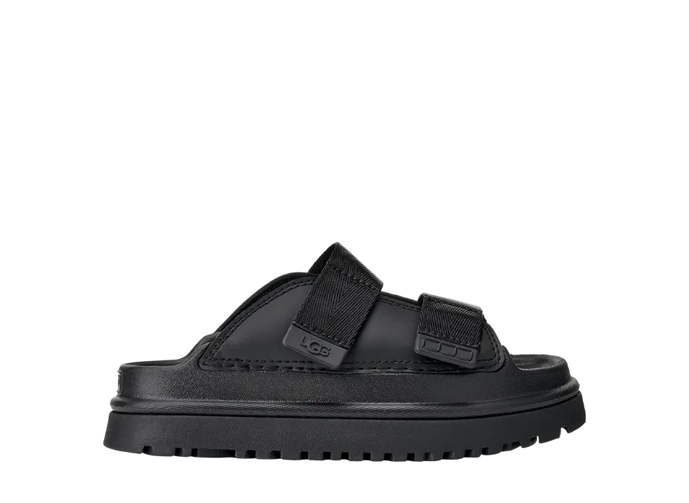 アグ GS ゴールデングロウ スライド "ブラック" (キッズ)