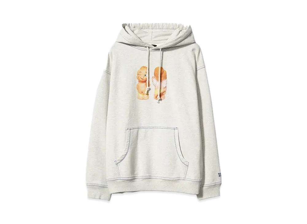 RASSVET MEN MERCI HOODIE KNIT "ASH GREY"
