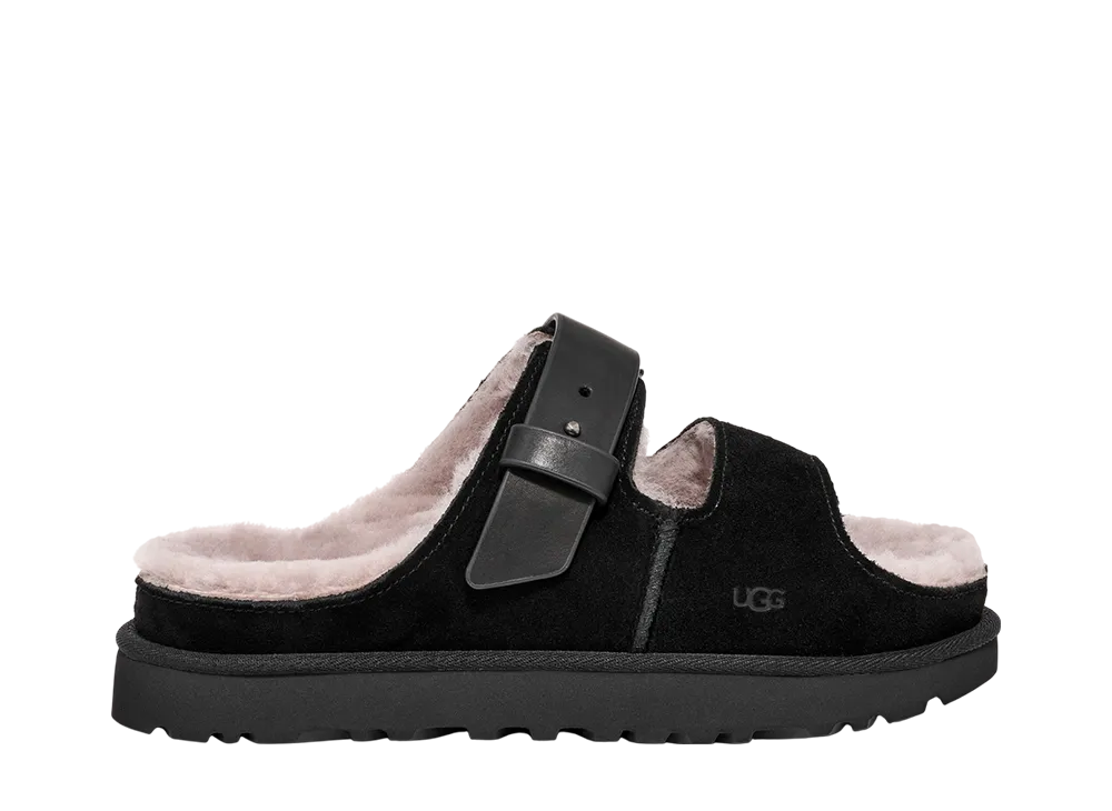 UGG Women's Greenport Strap Slide "Black"