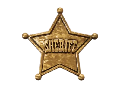 BANDAI "Ichiban Kuji" -<Toy Story> 30 YEARS & BEYOND- F Prize <Woody> Sheriff Badge