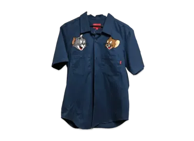 Supreme Tom & Jerry S/S Work Shirt "Navy"
