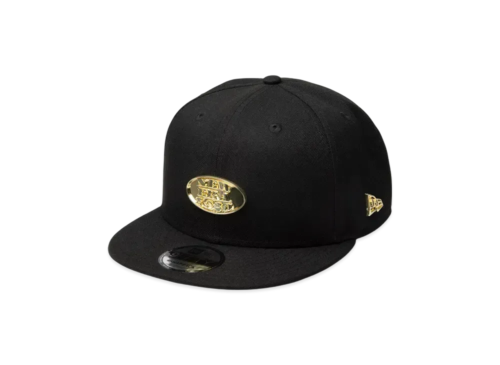 NEW ERA 9Fifty Metal Plate "Black/Gold"