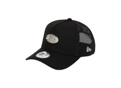 NEW ERA 9Forty A-Frame Tracker Metal Plate "Black/Silver"
