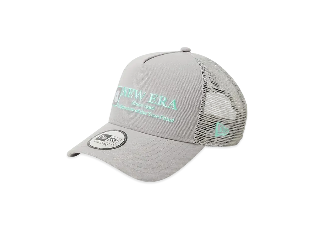 NEW ERA 9Forty A-Frame Tracker Cap Logo "Gray"