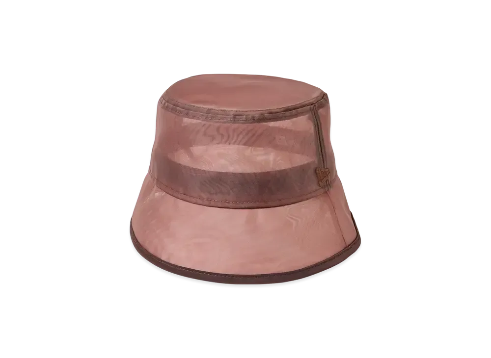 NEW ERA Bucket 01 Sailor Brim Organza Fabric "Brown"