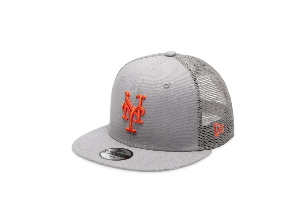 NEW ERA Kids Youth 9Fifty Tracker Beautiful Beach New York Mets "Gray"