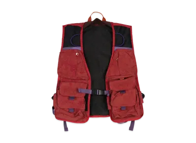 SOUTH2 WEST8 x Brain Dead Fishing Vest Pack "Red"