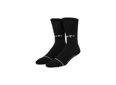 HUF Eightynine Crew Socks "Black"