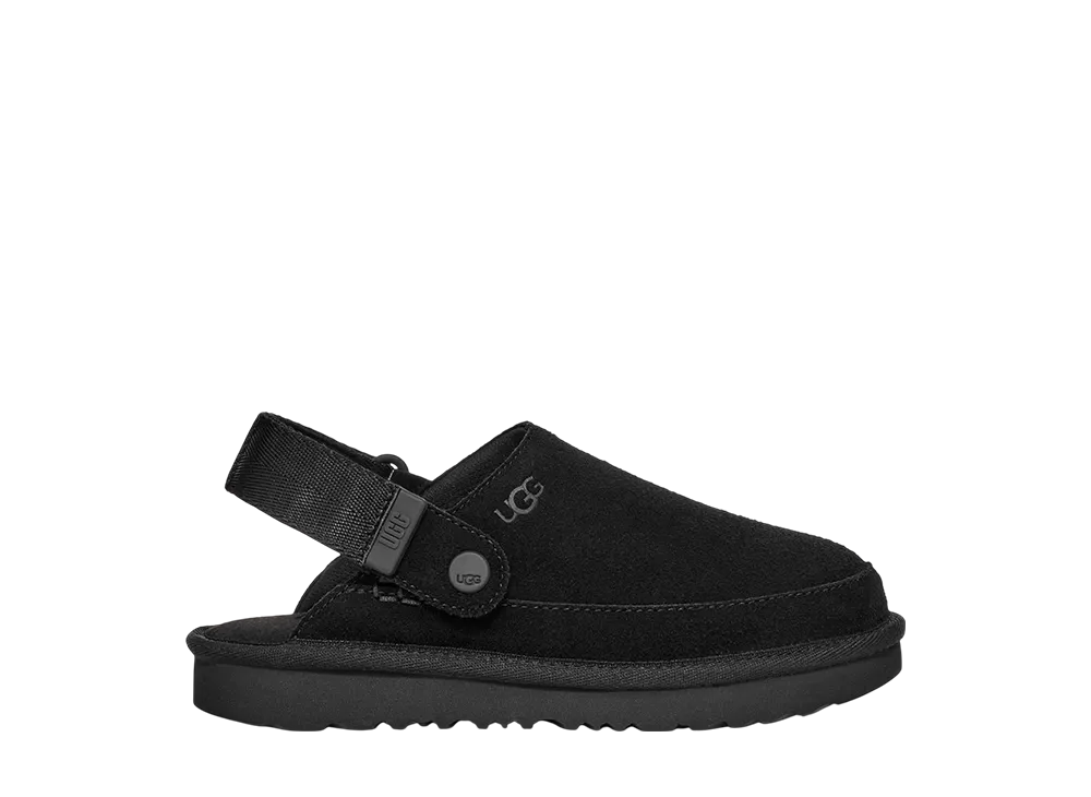 アグ PS ゴールデンスター クロッグ "ブラック" (キッズ)