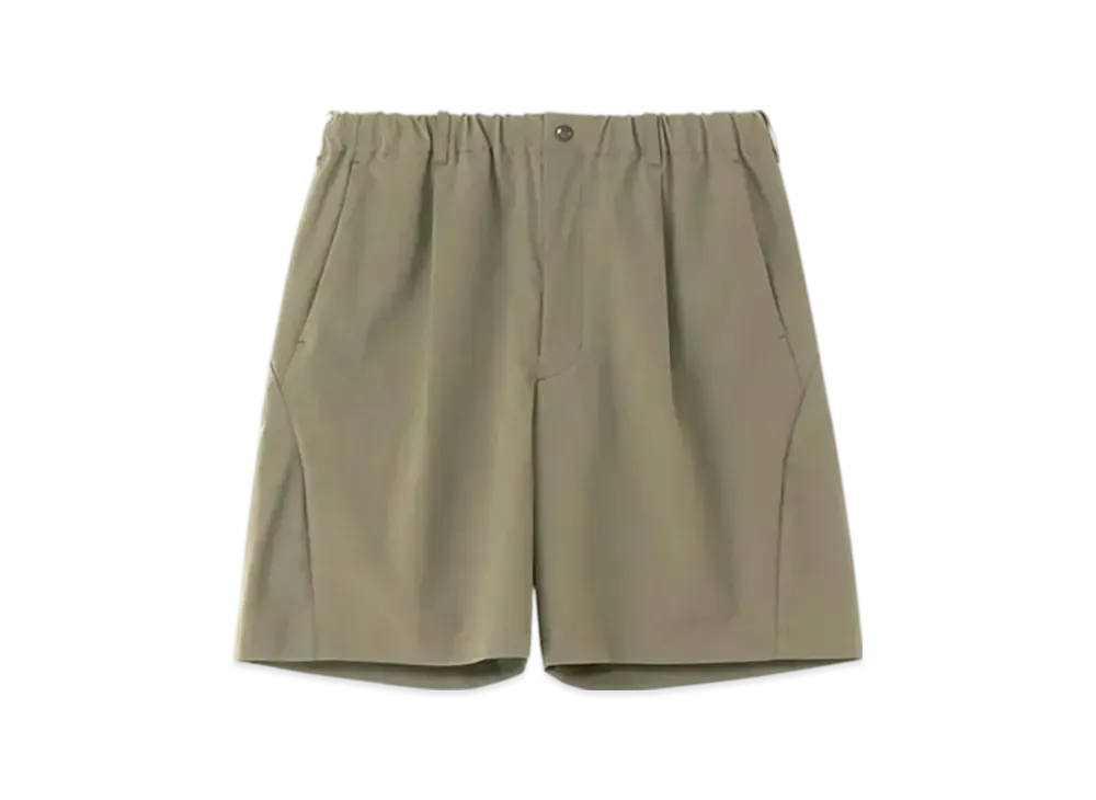 Goldwin One-Tuck Light Stretch Shorts (Unisex) "Dark Olive"