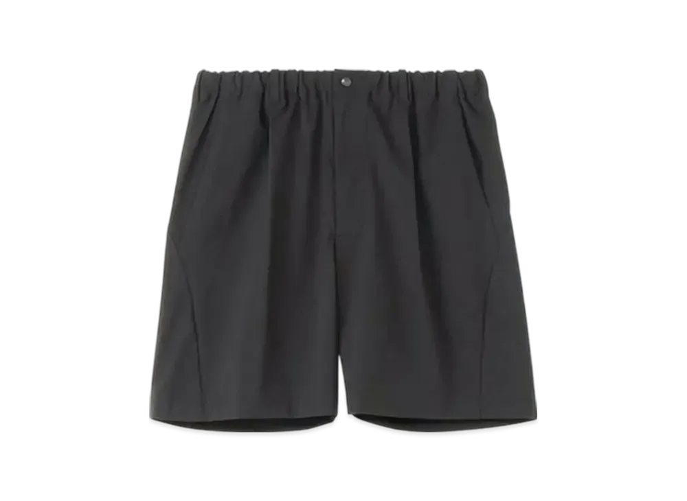 Goldwin One-Tuck Light Stretch Shorts (Unisex) "Black"
