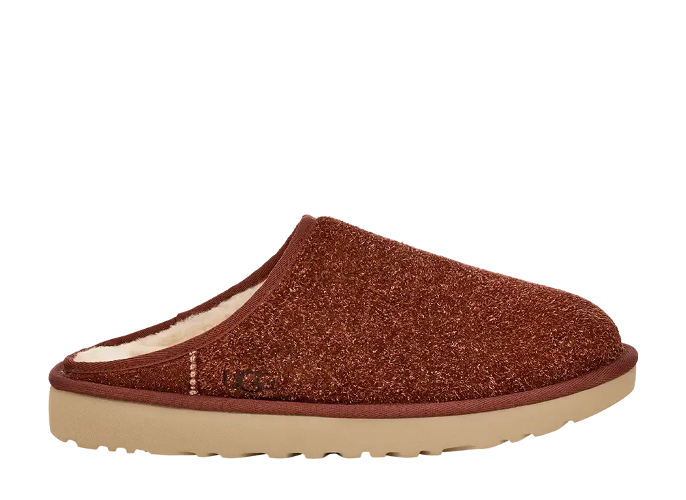 アグ クラシック スリッポン シャギー スウェード "レッドジャスパー"