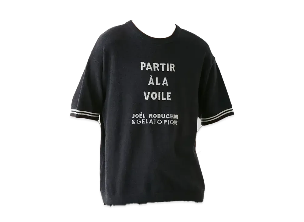GELATO PIQUE x JOEL ROBUCHON Homme Line Pullover "Black"
