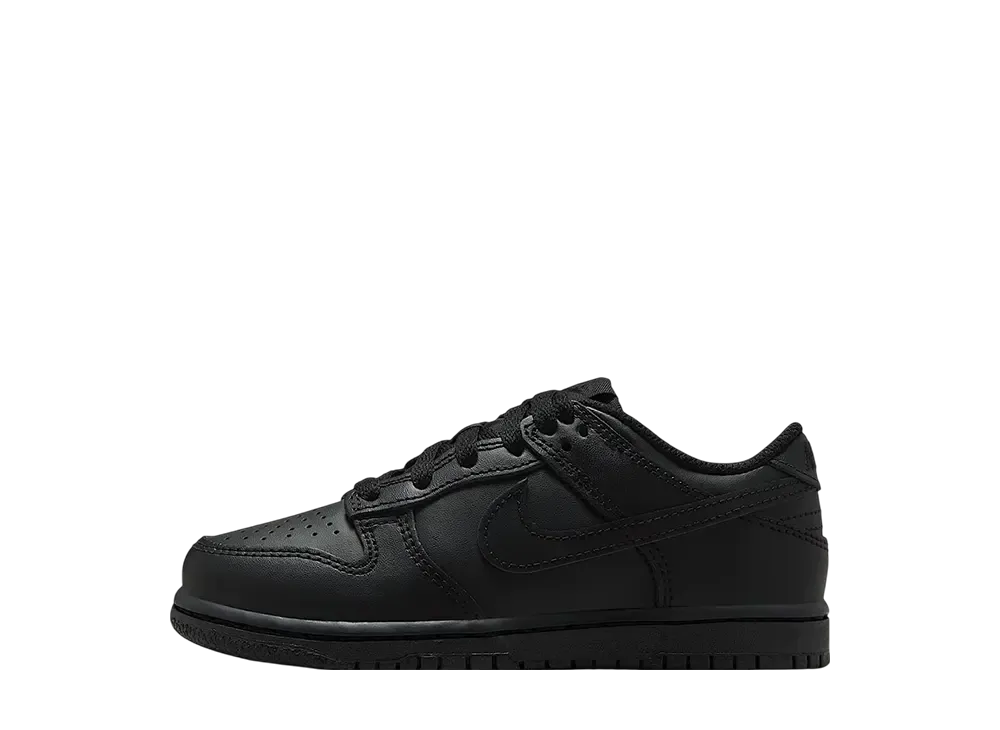 ナイキ PS ダンク ロー "トリプルブラック" (キッズ)