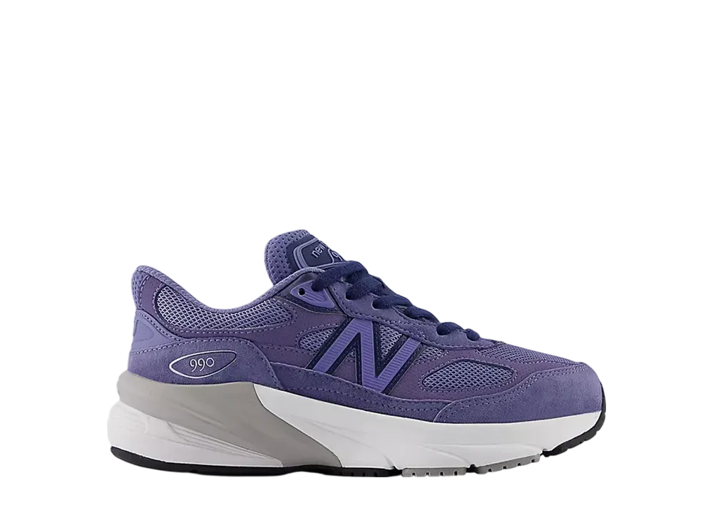 ニューバランス GS 990V6 "パープル/NBネイビー" (キッズ)