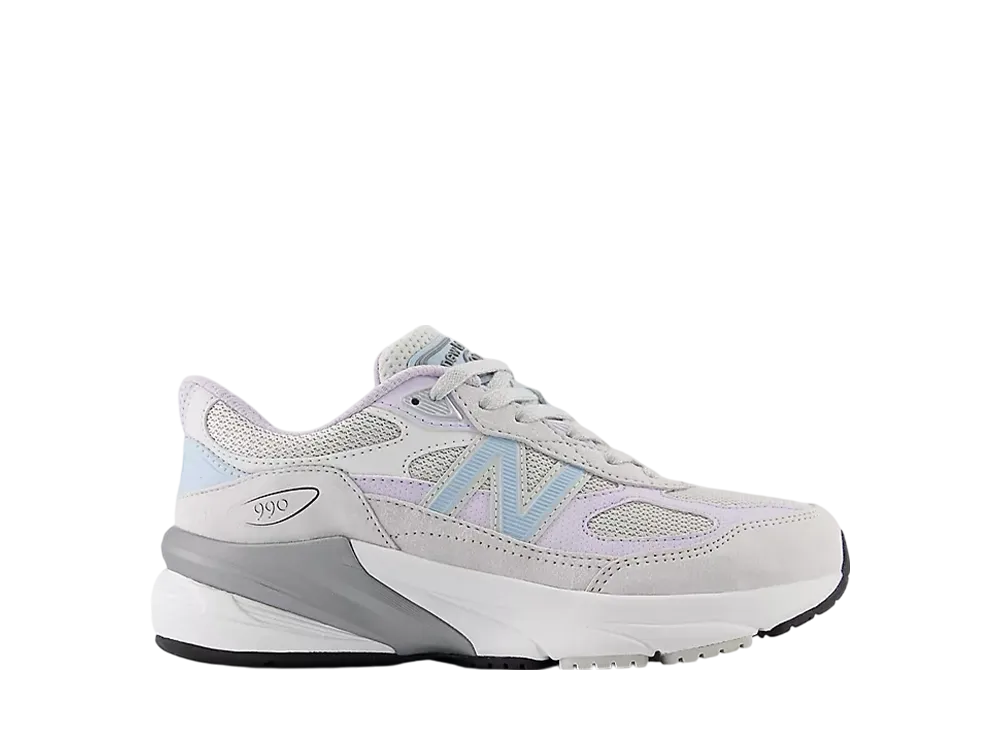 ニューバランス GS 990V6 "グレーマター/ブライトラベンダー" (キッズ)