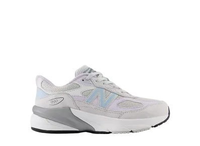 New Balance GS 990V6 "Grey Matter/Bright Lavender"
