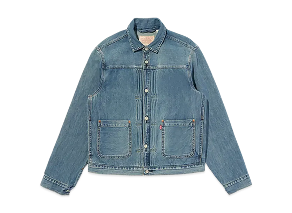 LEVI'S Vintage Pleats Trucker Jacket "Medium Indigo"