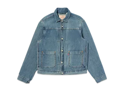 LEVI'S Vintage Pleats Trucker Jacket "Medium Indigo"