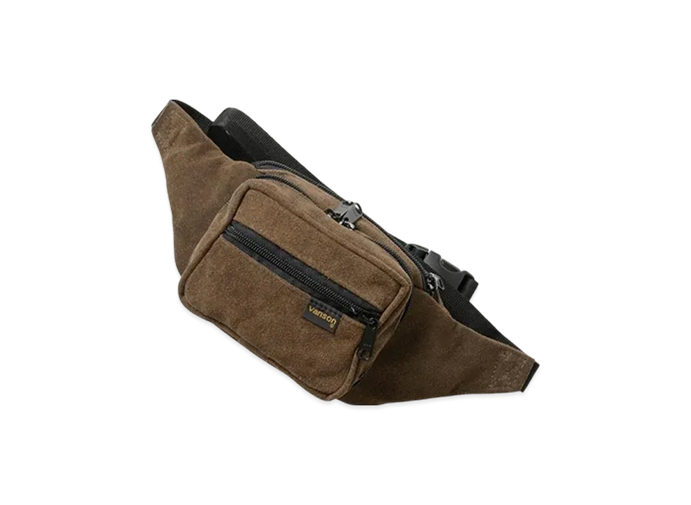 VANSON Waist Bag "Brown Suede"