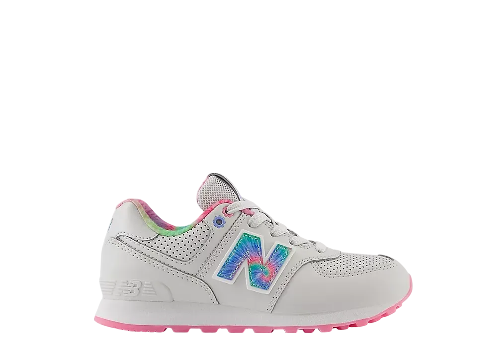 ニューバランス PS 574 "グレーマター/シグナルピンク" (キッズ)