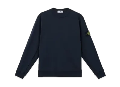 Stone Island 6100020 MALFIL FLEECE 'OLD' EFFECT "Navy Blue"